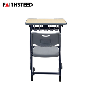 Ensemble bureau et chaise d'école réglables en hauteur <span class=keywords><strong>pour</strong></span> enfants, design moderne et minimaliste en ABS, idéal <span class=keywords><strong>pour</strong></span> les élèves du primaire et les cours à domicile - Product Image 5
