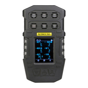 Zhong'an Exploration Portable Six In One Gas Detector S318 Multi Gas Analyzer With Sound Light <b>Vibration</b> Alarm - Product Image 1