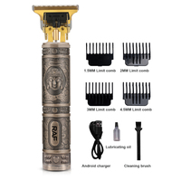 Cortadora de Pelo RAF R.434, 5W, 7200 RPM, Longitud Ajustable, Cuchilla de Acero Inoxidable con Juego de Peines de 1.5MM, 2MM, 3MM y 4.5MM