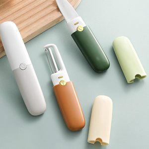 Nuevo Diseño de Moda OEM, Pelador de Frutas 2 en 1, Raspador de Melón, Rallador Multifuncional de Acero Inoxidable para Cocina con PP - Product Image 4