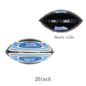 Ballons en feuille de <span class=keywords><strong>rugby</strong></span> Celetex en gros, 20 pouces, 22 pouces, impression personnalisée double face, ballons sportifs pour décorations de fête <span class=keywords><strong>à</strong></span> l'hélium - Product Image 1