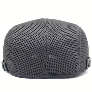 Boina de golf personalizada para hombre, gorra de sol estilo Ivy, gorra de malla, boina de algodón, gorra casual puntiaguda para hombre, gorra transpirable de pico de pato para exteriores. - Product Image 2