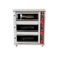 Oven Panggang 3 Dek 6 Loyang Rui Tai Commercial, Oven Baja Anti Karat dengan Kontrol Dek Independen untuk Toko Roti, Hotel, dan Dapur