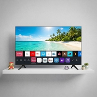 TV LED Android Pintar 98 Inci Terlaris dengan Layar Datar Kaca Tempered Smart TV