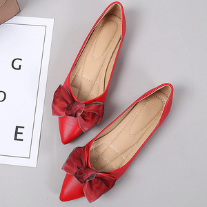 Nuovo Design all'ingrosso scarpe basse <span class=keywords><strong>a</strong></span> buon mercato mocassini per le donne <span class=keywords><strong>a</strong></span> <span class=keywords><strong>punta</strong></span> sottoveste piatte su <span class=keywords><strong>ballerine</strong></span> comode scarpe Casual - Product Image 5