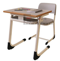 Meubles d'éducation de haute qualité, ensemble table et chaise pour collège, ensemble bureau et chaise en forme de C pour étudiant