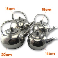 Bouilloire moderne en acier inoxydable Yolecen 3L, théière Linglong plaquée or, pot à thé sphérique avec filtre à thé