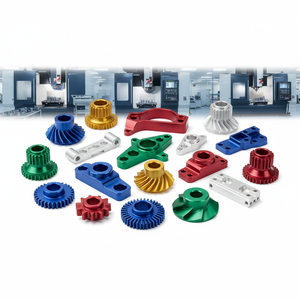 ชิ้นส่วนซีเอ็นซีความแม่นยำสูง อะลูมิเนียม สแตนเลส ไทเทเนียม ชิ้นส่วนสั่งทำพิเศษ งานกัด 5 แกน งานกลึง งานโลหะ - Product Image 1