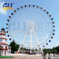 Fabricant de manèges de parc d'attractions de 65m Grande roue d'attraction foraine à vendre