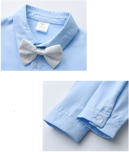 Robe <span class=keywords><strong>de</strong></span> baptême pour bébé, <span class=keywords><strong>tenue</strong></span> <span class=keywords><strong>de</strong></span> garçon, costume <span class=keywords><strong>de</strong></span> gentleman britannique, ensemble trois pièces pour le premier anniversaire du garçon, baptême - Product Image 6