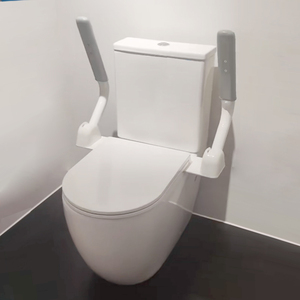 Inodoro Monobloque Comercial de Pared con Silla <span class=keywords><strong>Elevada</strong></span> para Discapacitados, Material Sanitario - Product Image 1