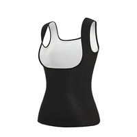 Moldeador de cuerpo de cintura de neopreno para mujer, traje de Sauna con revestimiento de sudor caliente para Yoga y chaleco adelgazante para quemar grasa