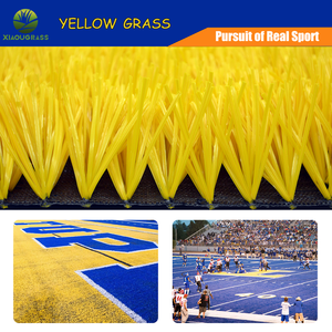 Hierba artificial amarilla Anti-UV para línea <span class=keywords><strong>de</strong></span> marca, 50mm, acabado superior - Product Image 4