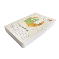 Cahier d'exercices scolaire à couverture en papier cartonné blanc, reliure à chevalet, 96 pages, vente chaude 2026, prix de gros en Afrique, prix d'usine en vrac