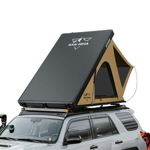 Tente de toit rigide imperméable à double couche pour toutes les saisons avec ouverture automatique rapide pour le camping 4x4 - Product Image 2