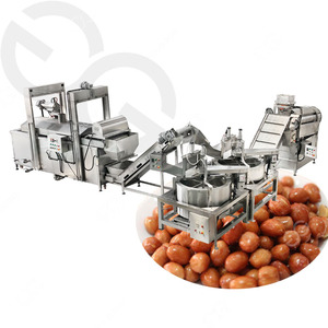 ก๊าซอุตสาหกรรมอัตโนมัติถั่วเขียวถั่วกว้างถั่วลิสงเครื่องทอด - Product Image 5