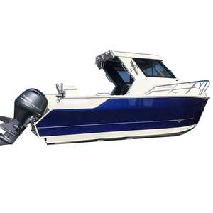 Catamaran à <span class=keywords><strong>voile</strong></span> <span class=keywords><strong>en</strong></span> aluminium Gospel de 6,2 m, bateau de pêche avec cabine, largeur de 2,45 à 2,55 m, 2 réservoirs de carburant de 190 L, garantie de 3 ans sur le coque. - Product Image 2