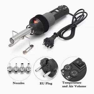 Có thể điều chỉnh kỹ thuật số không khí nóng Súng nhiệt Súng hàn Desoldering Hàn trạm SMD BGA 8018lcd + yếu tố làm nóng 220V 110V LCD - Product Image 2