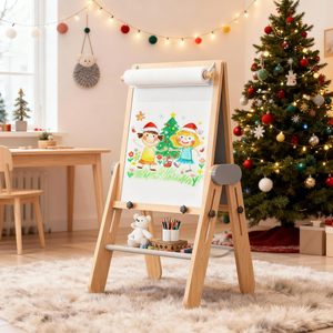 <span class=keywords><strong>Caballete</strong></span> Plegable Ajustable para Niños - <span class=keywords><strong>Pizarra</strong></span> Magnética de Doble Cara, <span class=keywords><strong>Caballete</strong></span> de Pintura con Altura Ajustable para Niños Pequeños - Product Image 6