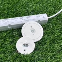 KiNOELA Wiederaufladbarer Einbau-Notfallstrahler 3 Stunden CE CB Zertifiziert LED-Notfall-Downlight LiFePO4-Akku Doppellinse