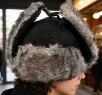 Gorro de Invierno Unisex de Diseño Personalizado para Hombre y Mujer, con Máscara para Proteger el Cuello, Gorro Ushanka