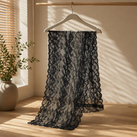Tissu en dentelle jacquard tricoté brodé extensible et écologique de 24 cm pour robes, lingerie et textiles de maison pour femmes et jeunes filles