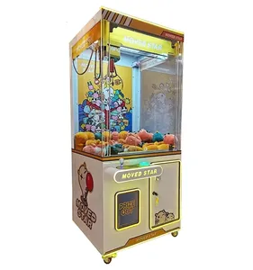 coin operated vending machine claw crane game doll machine