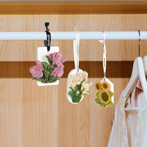 DUMO Car Diffusion Stone Moule en silicone 3D Fleurs Moule à parfum <span class=keywords><strong>maison</strong></span> Moule à plâtre pour DIY Chocolat Fondant Moule en silicone Bougie - Product Image 3