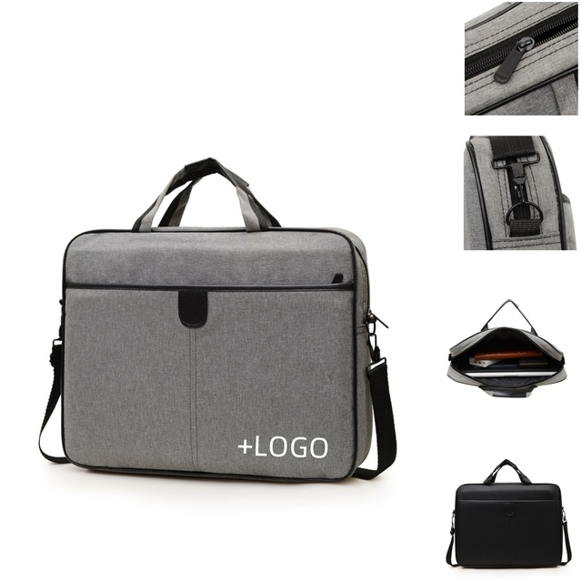 Custom Logo 15.6-16 Inch Business Laptop Bag Simple Lightweight Nylon Sleeve Computer Case Durable Portable Multi-Functional