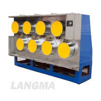 Ligne de production de PSF recyclés PET LANGMA Machine pour la fabrication de fibres discontinues de polyester Machines textiles en vente au Pakistan