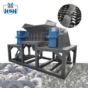 Tire Shredder Machine Manufacturer Mini Pyrolysis Plant Tyre Recycling Used Tire Shredder Machine For Sale