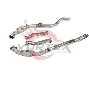 Tubo de Escape de Acero Inoxidable Vortex de 1.5 mm con Acabado Espejo para Mercedes Benz W218 SL63 - Product Image 5