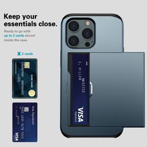 Funda Protectora para Teléfono 2 en 1 de TPU y PC, Protector Lateral para Tarjetas, Funda Protectora Antigolpes de TPU y PC para iPhone 13 14 Pro Max - Product Image 3