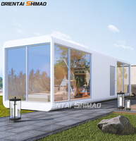 Modulaire préfabriqué C70 Mobile Commercial Space Capsule Container House Prix raisonnable Matériau du panneau sandwich étanche