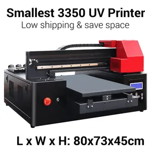 A3 A4 Fabriek Prijs Inkjet Uv Flatbed Printer Voor Pen Golfbal Pvc Card Printing Winkel Machines 3D Uv Printer
