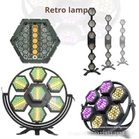 Lampu LED 6 Pixel Warna-Warni Retro untuk Latar Belakang IP33 DMX512 Strobe Lampu Panggung Ruang Siaran Langsung dengan Efek Warna-Warni