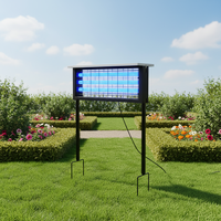 Nouvelle lampe solaire LED anti-moustiques, étanche, à choc électrique, anti-moustiques et anti-mouches, faible bruit, pour extérieur, jardin, patio, parc, 300m