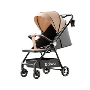 ベビーカー,コンパクト折りたたみ式マルチポジション傾斜キャノピーとサンバイザー付き - Product Image 2