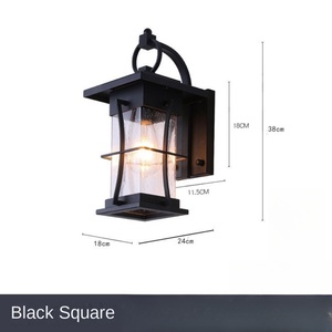 IP65 Étanche Intérieur/Extérieur En Aluminium Applique Porche Garage Cour Couloir Lumière avec Base En Aluminium IP65 Couloir Lampe - Product Image 6