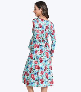 Robes de maternité en bambou pour femmes, robe d'allaitement à bas prix, vêtements de nuit pour allaitement, stock en liquidation, pyjamas de grossesse, prêts à être expédiés - Product Image 6