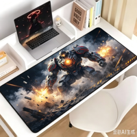 Tapis de souris de jeu carré en caoutchouc naturel personnalisé en gros, prêt pour la sublimation, avec repose-poignet, compatible multi-tailles, pour usage au bureau
