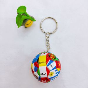 Porte-clés drapeau mondial en gros, breloque de sac équipe nationale de football, cadeau souvenir pour supporter - Product Image 2