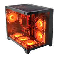 PCOOLING Nuevo Diseño Atx Pc Gabinete Alta Calidad Gaming Computer Cases En Stock Fan Gaming Case Pc Computer Cases
