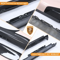 Side Skirt Serat Karbon Kering Gaya OEM SF90 Auto Parts untuk Aksesoris Mobil Ferrari SF90