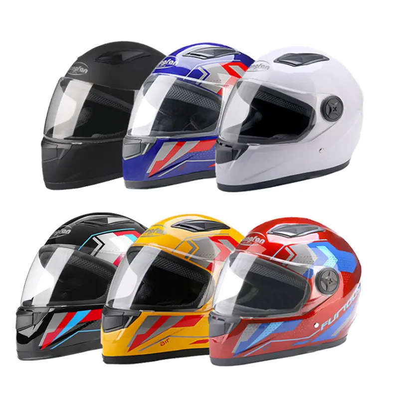 Helm Sepeda Motor Wajah Penuh Murah, Helm Keselamatan Sepeda Motor Wajah Penuh Empat Musim