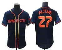 Men's Houston Astros - Blank Cool Base Stitched Jersey