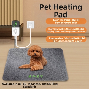 Haustierbett mit Wärmefunktion, Wasserdichtes Elektrisches Heizkissen für Hunde und Katzen, Automatischer Überhitzungsschutz, Temperaturgeregelte Heizmatte - Alles - Product Image 1