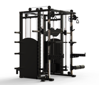 Machine Smith multifonction intégrale tout-en-un pour entraînement complet en salle de sport, équipement de fitness commercial et domestique intégré