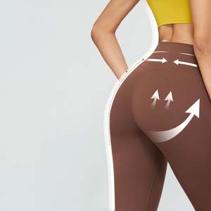 2025 Nuls Naked 7A, pantalones de Yoga antibacterianos para mujer, cintura alta, levantamiento de cadera, cierre de cintura elástica, pantalones deportivos para Fitness - Product Image 1