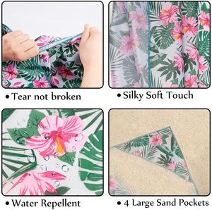 Su misura In Cotone Rotonda Piazza Asciugamani Asciugamani Da Spiaggia di Sabbia Meno Stuoie Resistente Allo Strappo <span class=keywords><strong>Impermeabile</strong></span> Portatile// - Product Image 3